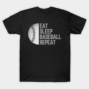 Eat Sleep Baseball Repeat - T-Shirt